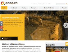 Tablet Screenshot of janssen-group.com
